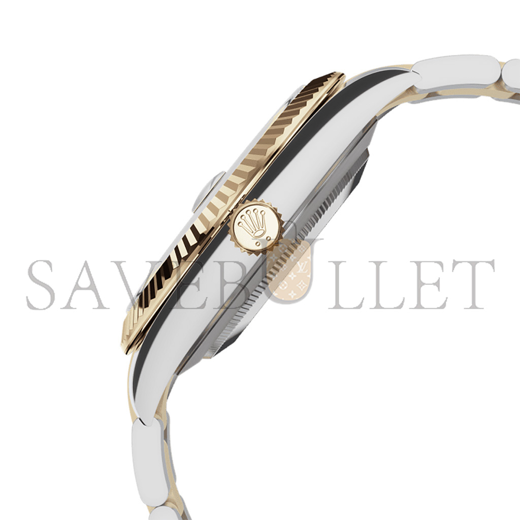 R*l*x datejust 41 oyster, 41 mm, oystersteel and yellow gold watch 126333-0005